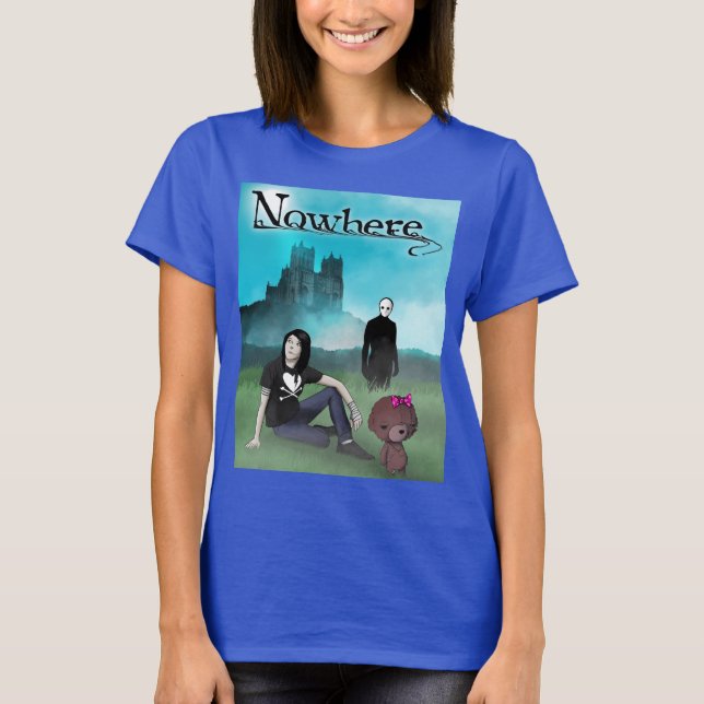 Nulle part le t-shirt femme design classique (Devant)
