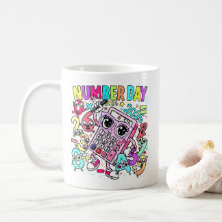Number Day Maths Mug | Cute Calculator Design