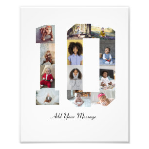 Numéro 10 Photo Collage Poster