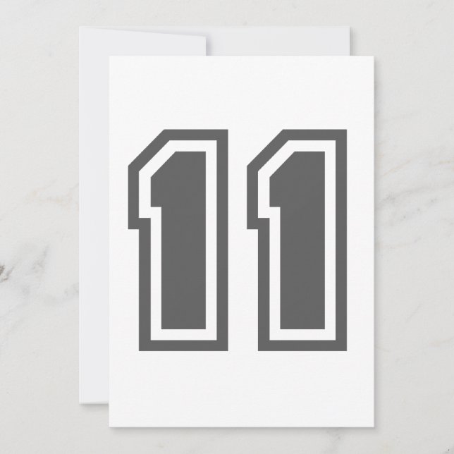 Numéro 11 (Devant)