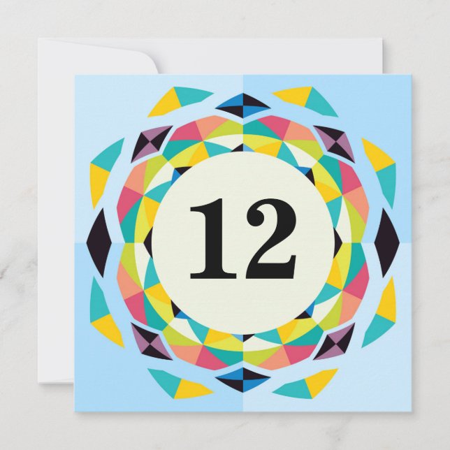 Numéro 12 - Invitation de partie (Devant)