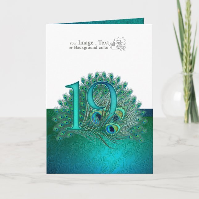 Numéro 19 / âge / années / 19e anniversaire modèle (Devant)