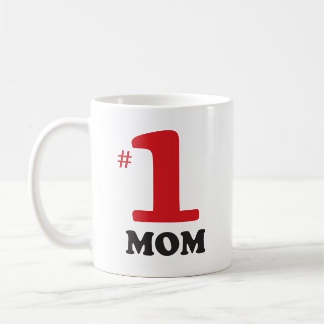 Numéro 1 Maman Café Mug (Gauche)