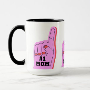 NUMÉRO 1 MOM FUNNY MÈRES JOUR MUG