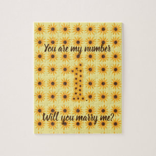 Numéro 1 puzzles d'une de tournesol proposition d
