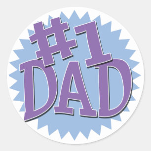 Numéro 1 Stickers papa