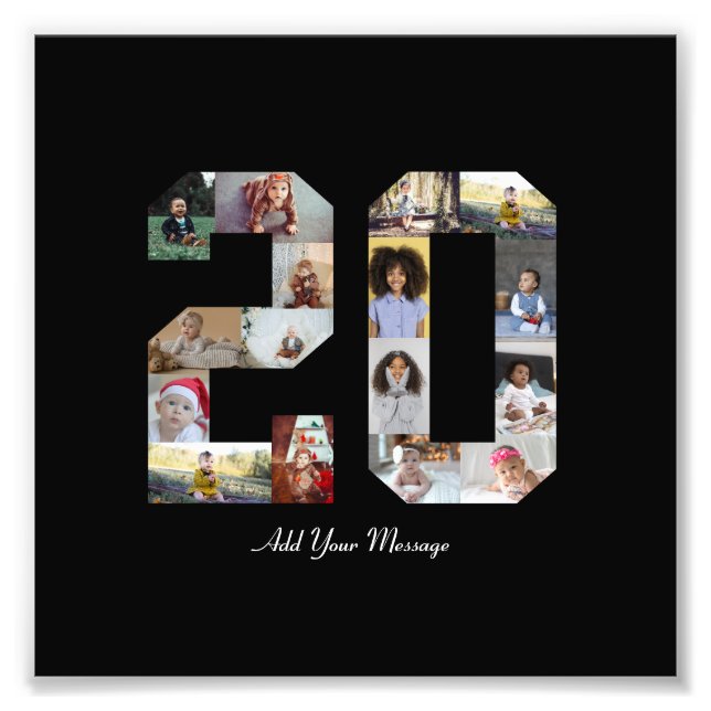 Numéro 20 Collage photo (Devant)