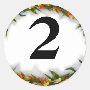 Numéro 2 Autocollant Hawaiian Lei