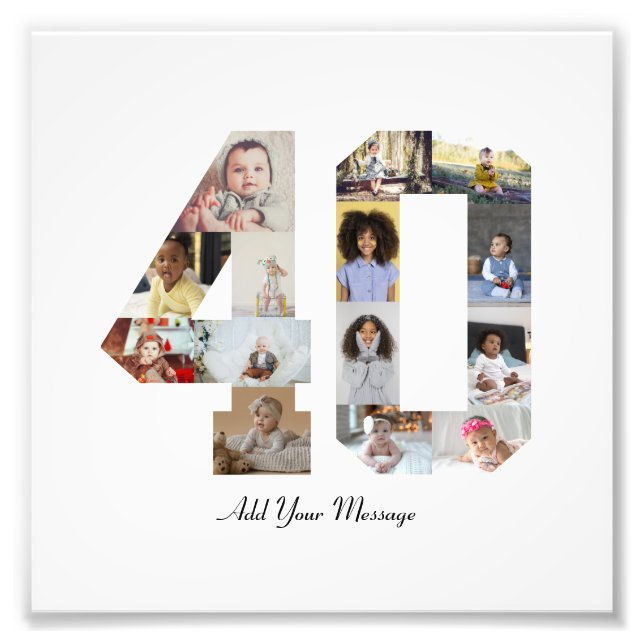 Numéro 40 - Collage photo (Devant)