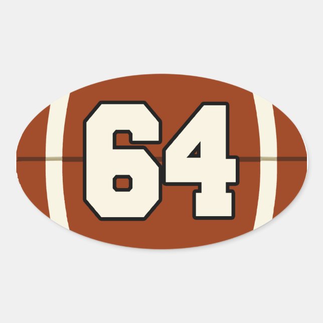 Numéro 64 Sticker (Devant)