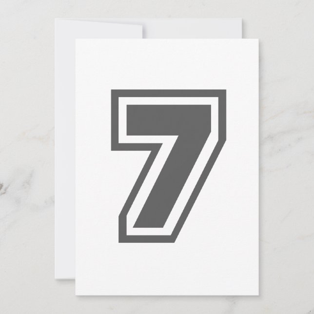 Numéro 7 (Devant)