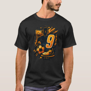Numéro 9 T-shirt sport - Football et basket-ball