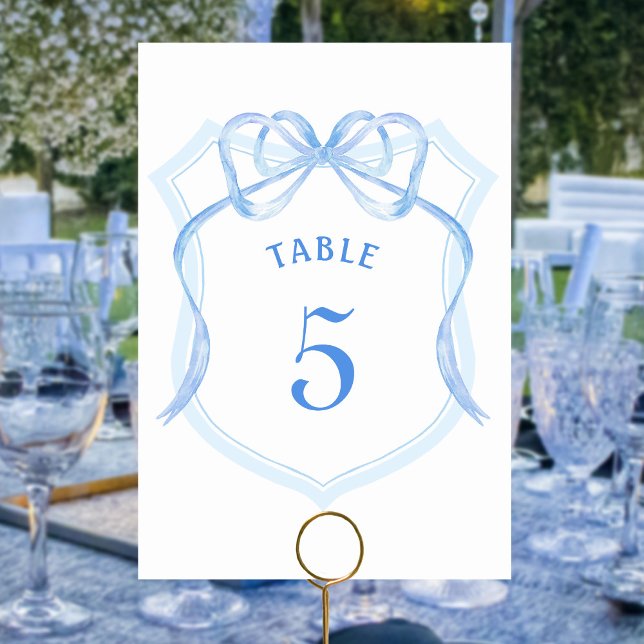 Numéro de la table de crête de mât bleu clair (Créateur téléchargé)