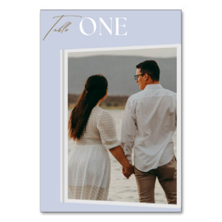 Numéro de la table de photos du thème mariage