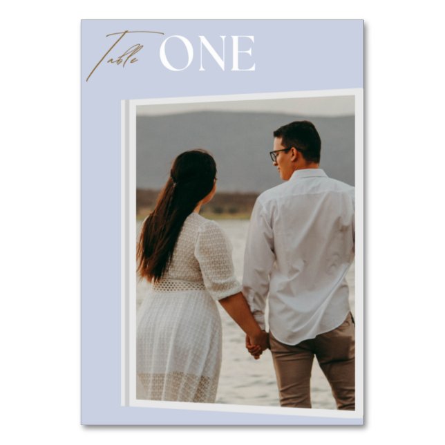 Numéro de la table de photos du thème mariage (Par défaut)