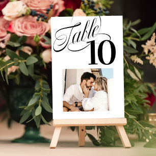 Numéro de la table si fantaisie Photo