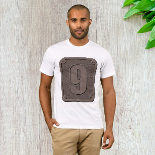 Numéro de métal Neuf T-Shirt Mens