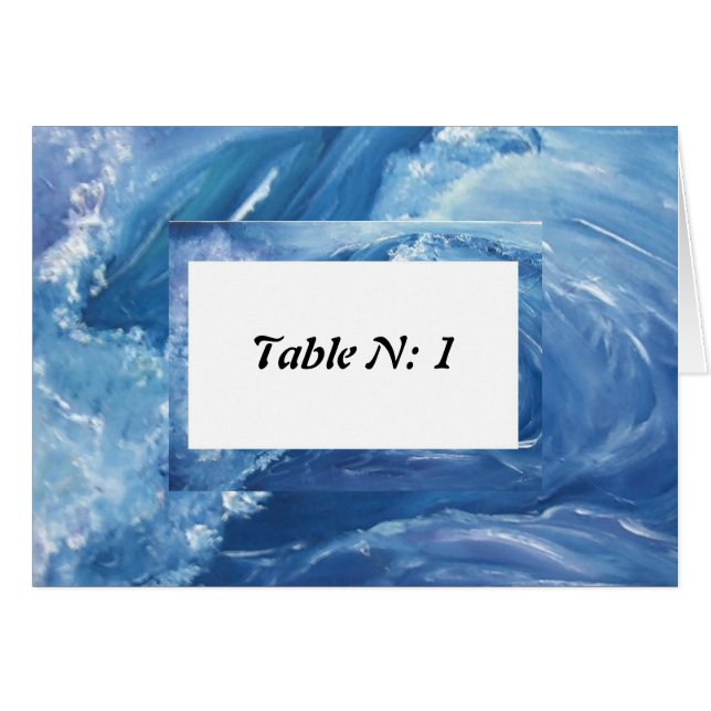 numéro de table (Devant Horizontal)