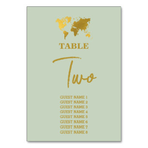 NUMÉRO DE TABLE