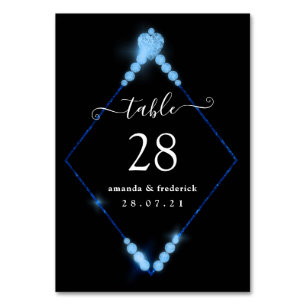 Numéro De Table 60e anniversaire du Mariage de diamant Numéro de t