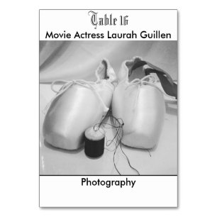 Numéro De Table Actrice de cinéma Laura Guillen aka Ishah