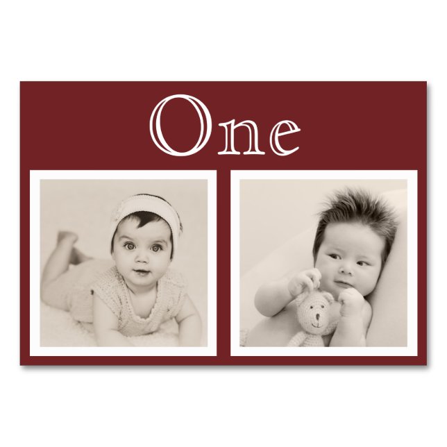 Numéro De Table Age de la mariée Couleur personnalisée Numéro de t (Devant)