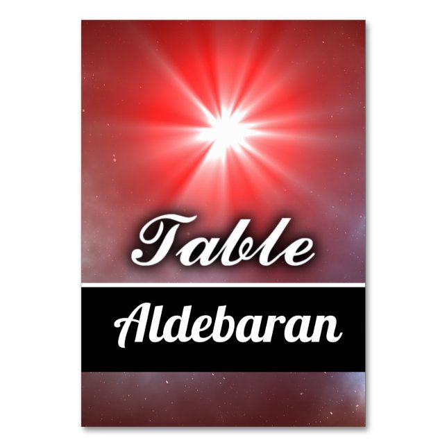 Numéro De Table Aldebaran (Par défaut)