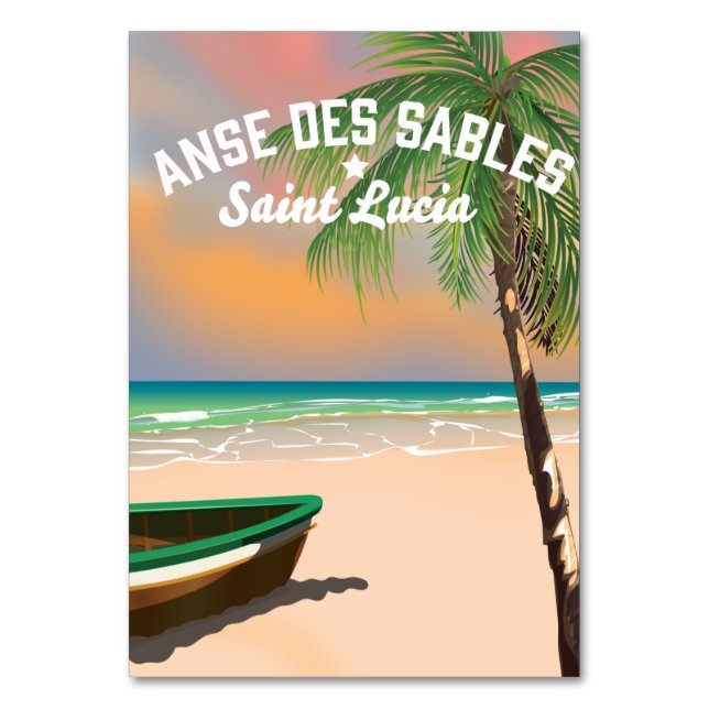 Numéro De Table Anse Des Sables Sainte-Lucie (Par défaut)