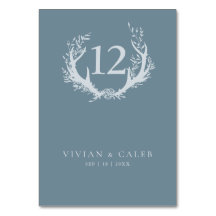 Antlers rustiques avec couronne fleurie | MARIAGE