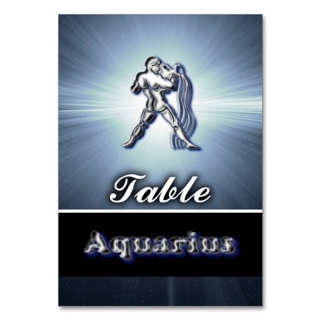 Numéro De Table Aquarius (Par défaut)