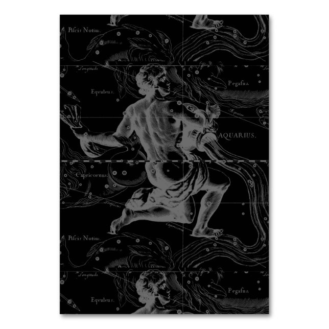 Numéro De Table Aquarius Zodiac Constellation Hevelius 1690 (Par défaut)