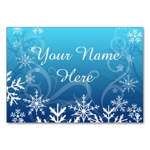Numéro De Table Arctic Froid Snowdrift Personnalisé