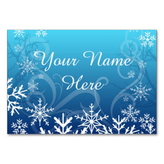 Numéro De Table Arctic Froid Snowdrift Personnalisé