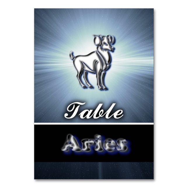 Numéro De Table Aries (Par défaut)