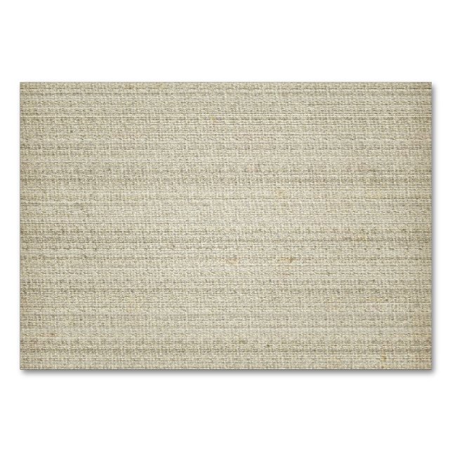 Numéro De Table Arrière - plan de lin de coton (Devant)