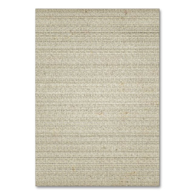 Numéro De Table Arrière - plan de lin de coton (Dos)