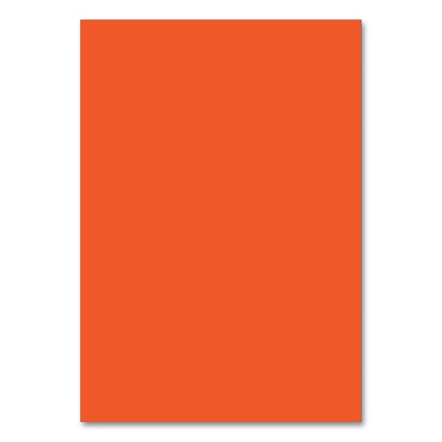 Numéro De Table arrière - plan orange avec (Par défaut)