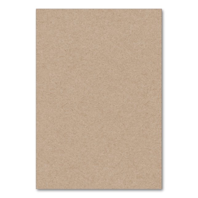 Numéro De Table Arrière - plan papier Kraft Brown imprimé (Par défaut)