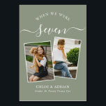 Numéro De Table Au fil des années Couple Photo Mariage moderne Tab<br><div class="desc">Remettez et amusez-vous avec vos numéros de table de réception de mariage - Ces numéros de table simples et élégants vous donnent la possibilité d'inclure une photographie de la mariée et du marié au même âge que le numéro de table, le nom et la date de leur mariage. La couleur...</div>