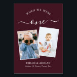 Numéro De Table Au fil des années Couple Photo Mariage moderne Tab<br><div class="desc">Remettez et amusez-vous avec vos numéros de table de réception de mariage - Ces numéros de table simples et élégants vous donnent la possibilité d'inclure une photographie de la mariée et du marié au même âge que le numéro de table, le nom et la date de leur mariage. La couleur...</div>