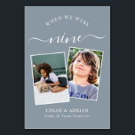 Numéro De Table Au fil des années Couple Photo Mariage moderne Tab<br><div class="desc">Remettez et amusez-vous avec vos numéros de table de réception de mariage - Ces numéros de table simples et élégants vous donnent la possibilité d'inclure une photographie de la mariée et du marié au même âge que le numéro de table, le nom et la date de leur mariage. La couleur...</div>