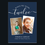 Numéro De Table Au fil des années Couple Photo Mariage moderne Tab<br><div class="desc">Remettez et amusez-vous avec vos numéros de table de réception de mariage - Ces numéros de table simples et élégants vous donnent la possibilité d'inclure une photographie de la mariée et du marié au même âge que le numéro de table, le nom et la date de leur mariage. La couleur...</div>