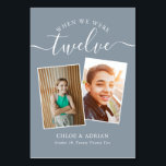 Numéro De Table Au fil des ans Couple Photo Mariage Moderne<br><div class="desc">Remettez et amusez-vous avec vos numéros de table de réception de mariage - Ces numéros de table simples et élégants vous donnent la possibilité d'inclure une photographie de la mariée et du marié au même âge que le numéro de table, le nom et la date de leur mariage. La couleur...</div>