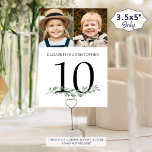 Numéro De Table Au fil des ans Photos Mariage Numéro de tableau Si<br><div class="desc">Panneau de numéro de table mariage personnalisé avec 2 photos de la mariée et du marié à travers les années pour divertir les invités. Amusant d'avoir des photos d'âge similaires sur le même panneau et des photos différentes sur chaque table que les invités se mélangent. Imprimé sur les deux côtés...</div>