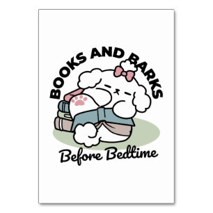 Numéro De Table Avant le coucher avec ma chienne - Livre et Amoure