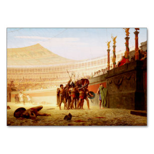 Numéro De Table Ave César de Jean-Léon Gérôme
