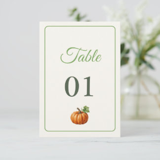 Numéro de table Baby Shower Marché des agriculteur