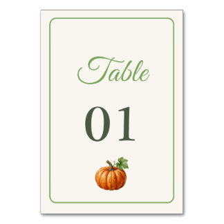 Numéro de table Baby Shower Marché des agriculteur