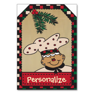Numéro De Table Balise cadeau Jumbo Gingerbread