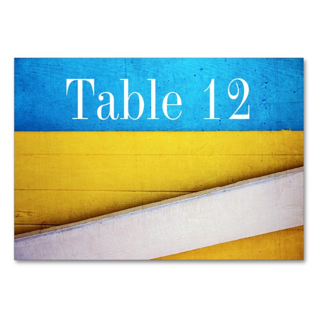 Numéro De Table Bâtiment battu - Abstrait minimal par STaylor (Devant)
